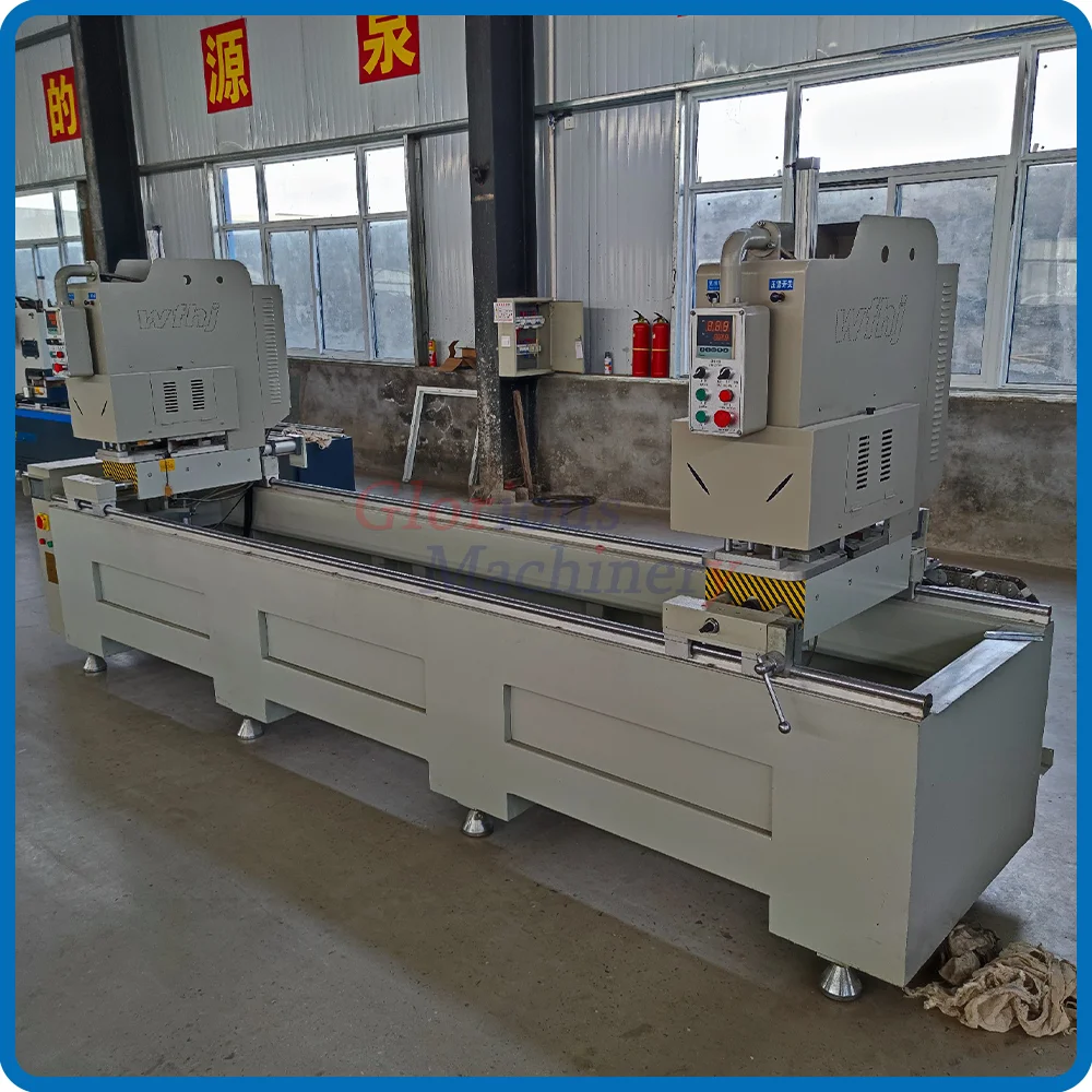 One Head UPVC Profiles Seamless High Precision Two Plastic Plc Control Single Side Welding Machine