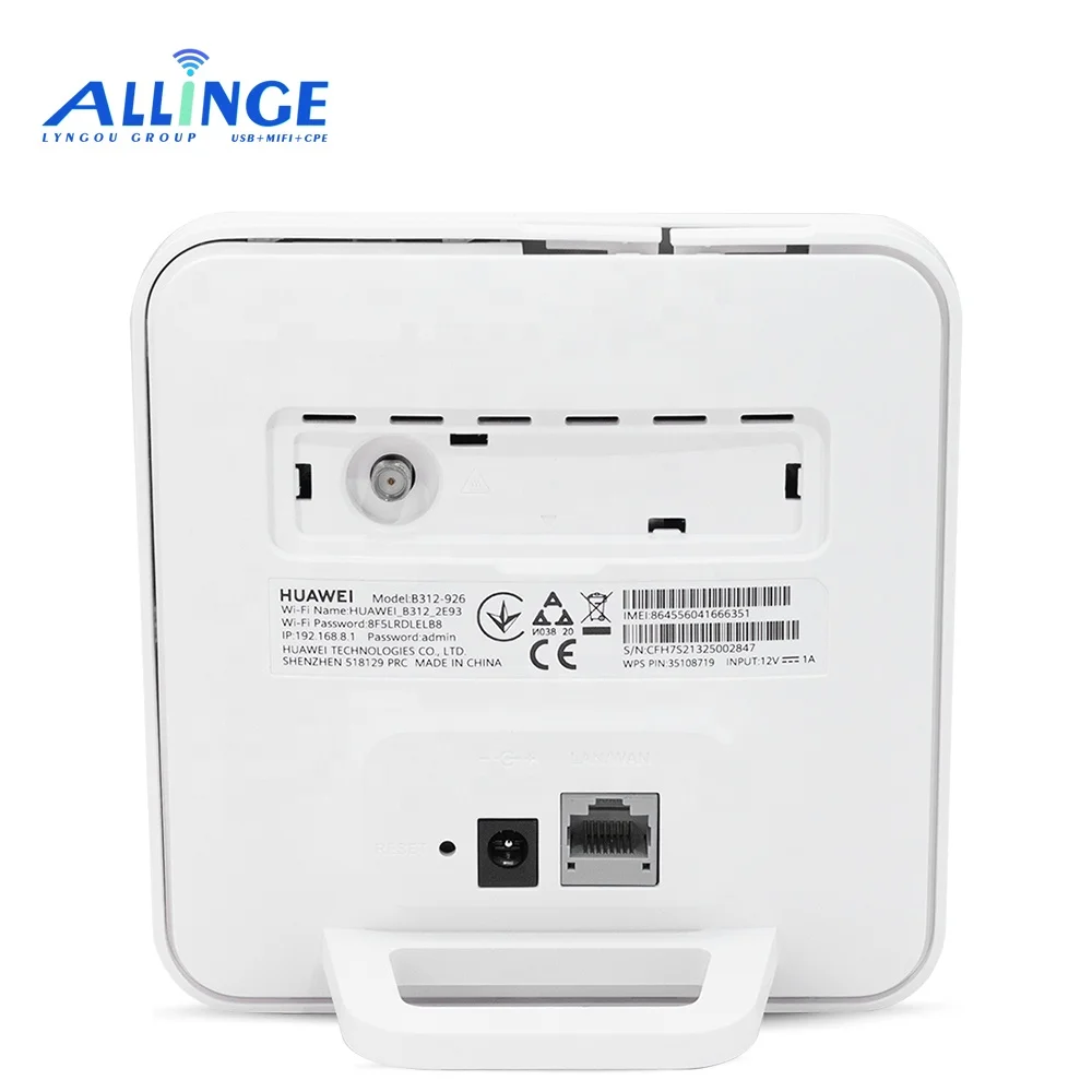 ALLINGE SDS1717 B312-926 4 аппарат не привязан к оператору сотовой связи маршрутизатор 4G VPN Sim отделение для карт в которое можно Huawei