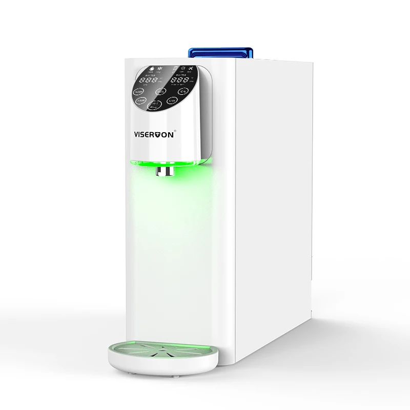 reverse osmosis water filter system portable tankless  hot and cold water dispenser