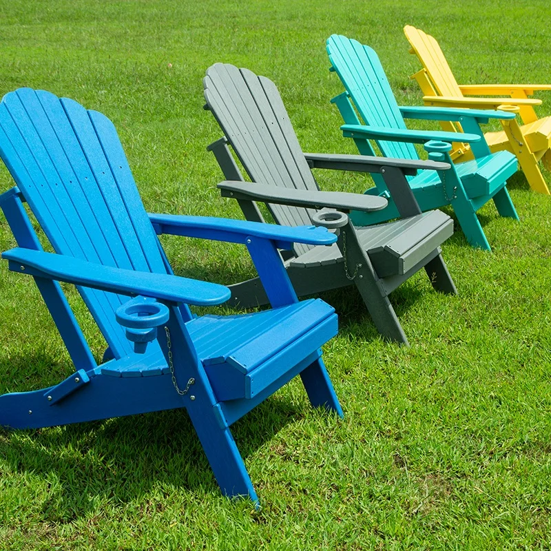 Уличные Современные садовые стулья Adirondack хорошее качество садовый полиэтиленовый