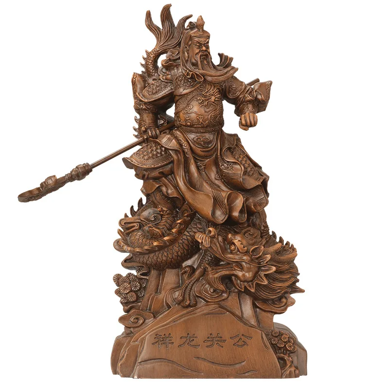 Wu Guan Gong Buddha Statue Decoration Guan Yu Guan Er Ye Statue Company Lobby Shop Offering Opening Gifts