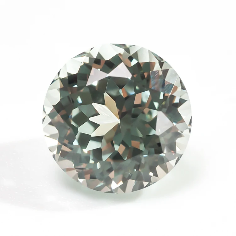 Redleaf Gems Wholesale Price Lab Created Loose Gemstone Czochralsky method Round Shape Lab Grown Sapphire