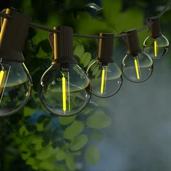 Garden String Lights 50ft Garden Patio Led String Light Brimax G40 Outdoor Indoor/outdoor Decoration Soft Warm White Plastic 360