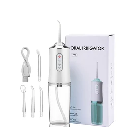 OEM 6886 portable water flosser cordless tooth rotatable usb water dental flosser