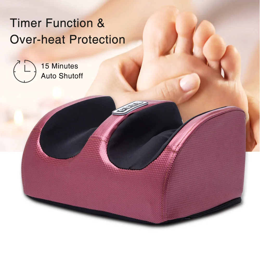 Foot Spa Leg Massager Machine Air Compression Heat Vibration Shiatsu Foot Electric Foot Massager