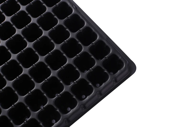 PS Materia microgreens trayl 200 cells Seed Starting Tray Black Vegetable Plant Seed Germination Growing Tray