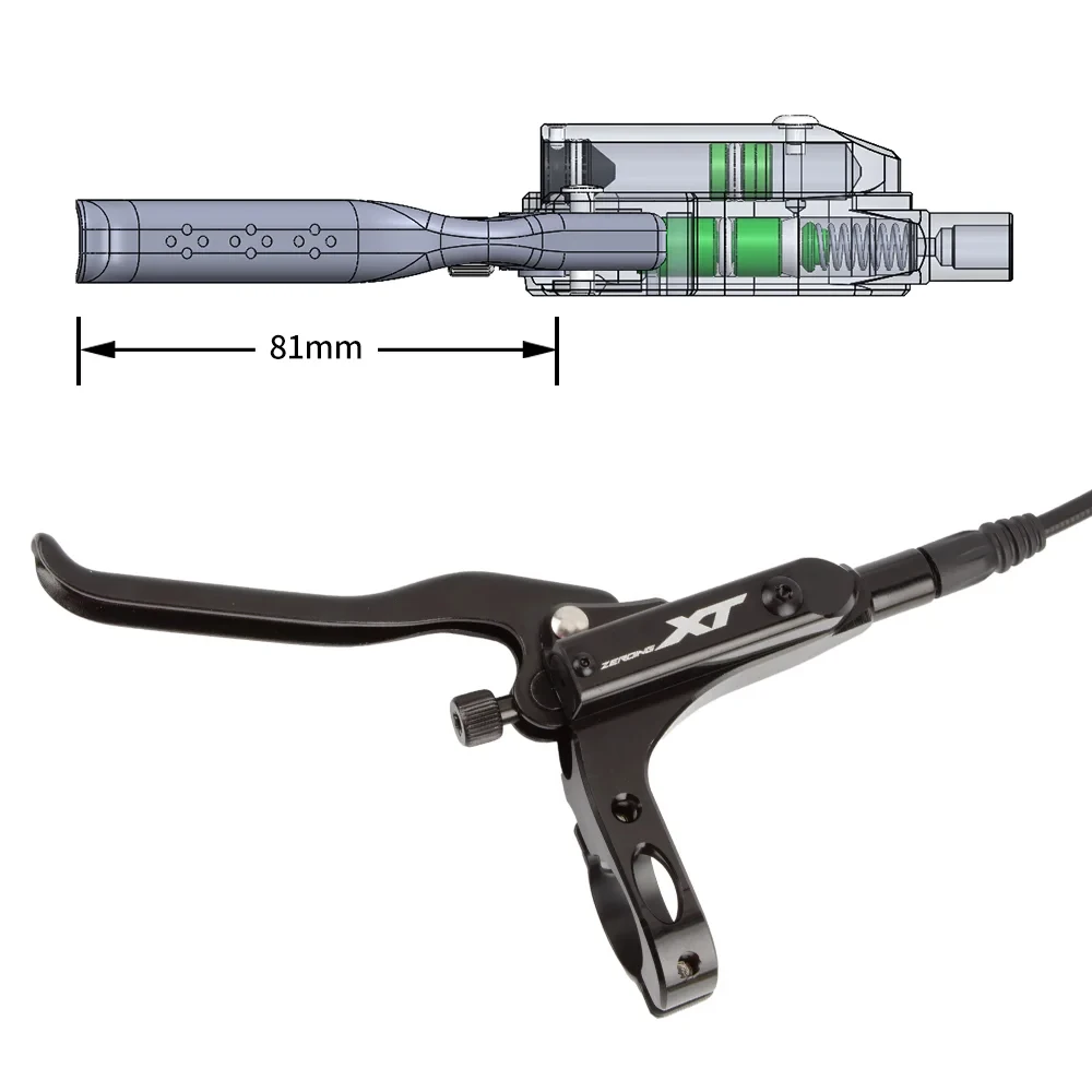 OEM/ODM MT200 Mountain Bike Disc Brake Set Aluminum Alloy Bicycle Hydraulic Disc Brake With 160mm Brakes Rotor