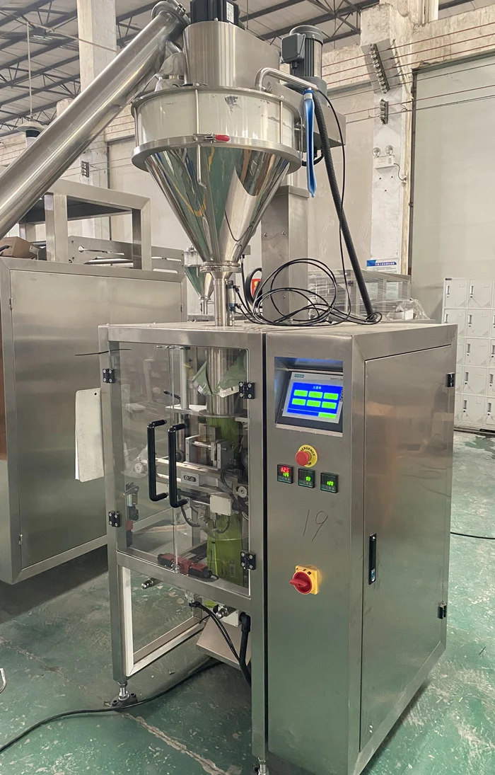 High precision fully auto tapioca starch packing filling cornstarch powder packaging machine