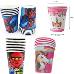 Disposable cartoon paper cup Party supplies Decorate cake cups Thicken watertight paper cup