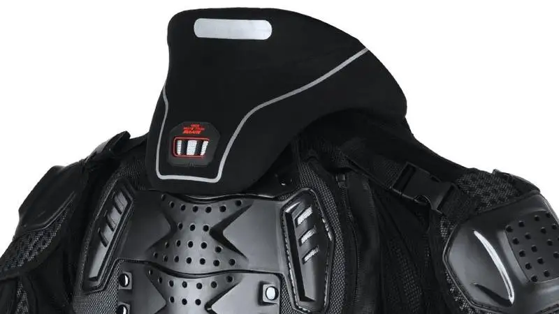 one suit of off-road riding racing motocross motorcycle riding protective vest clothing with neck armor