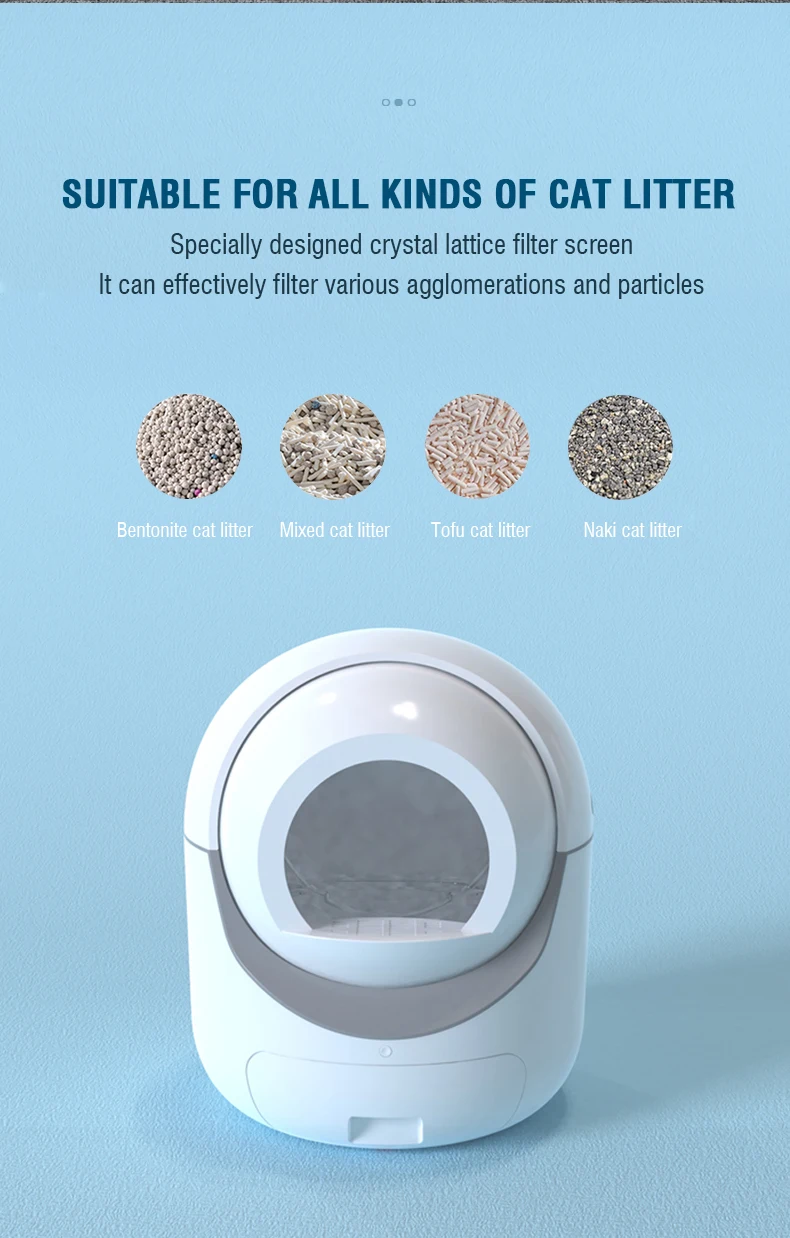 New Large Capacity Self Cleaning Cat Litter Toilet Box for Pet