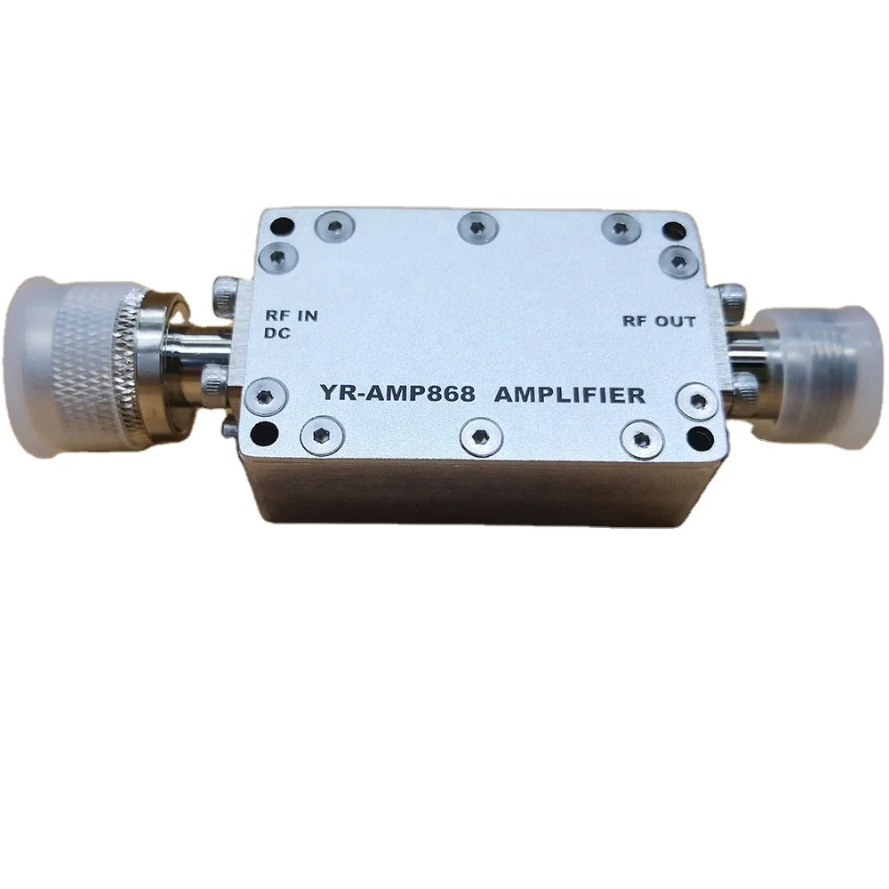 Waterproof Dip Switch Gain Adjustable Low Noise Figure High Rejection EU 868Mhz Flarm Booster Helium Hotspot Signal Amplifier