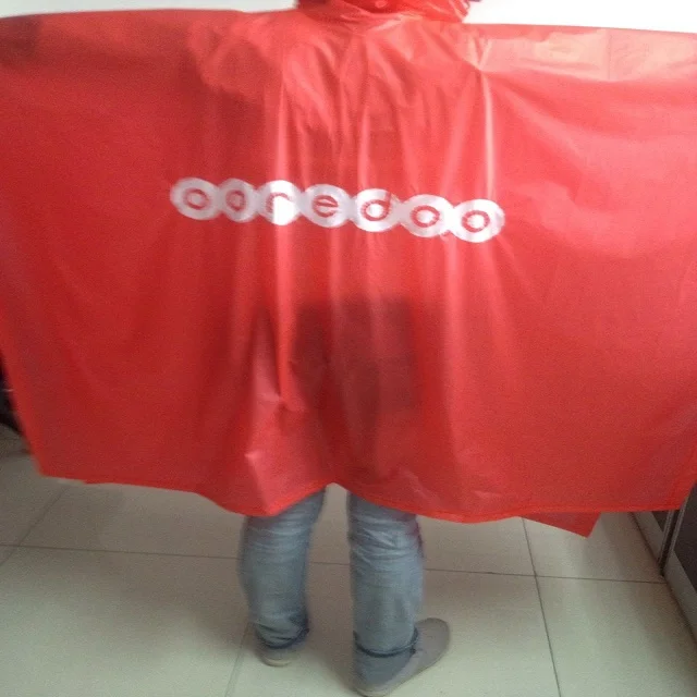 Дождевик-пончо для рыбалки многоразовое дождевое пончо из ПВХ с Кулиской