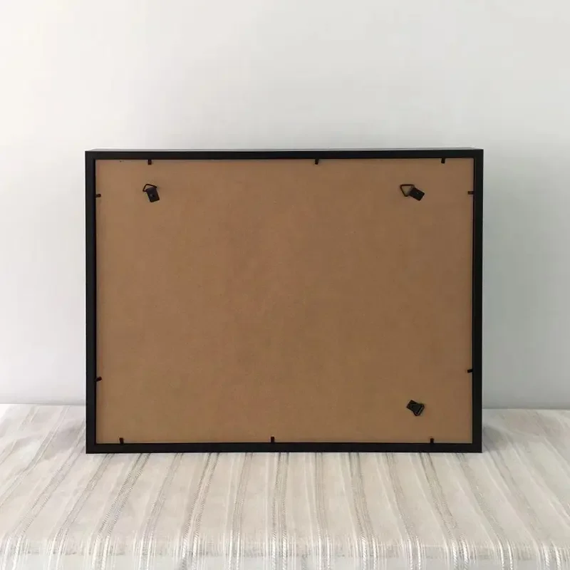 Оптовая продажа на заказ 16x20 дюймов черная коробка Подарочная футбольная рубашка рамка из Джерси настенная витрина 3D Художественная для теней