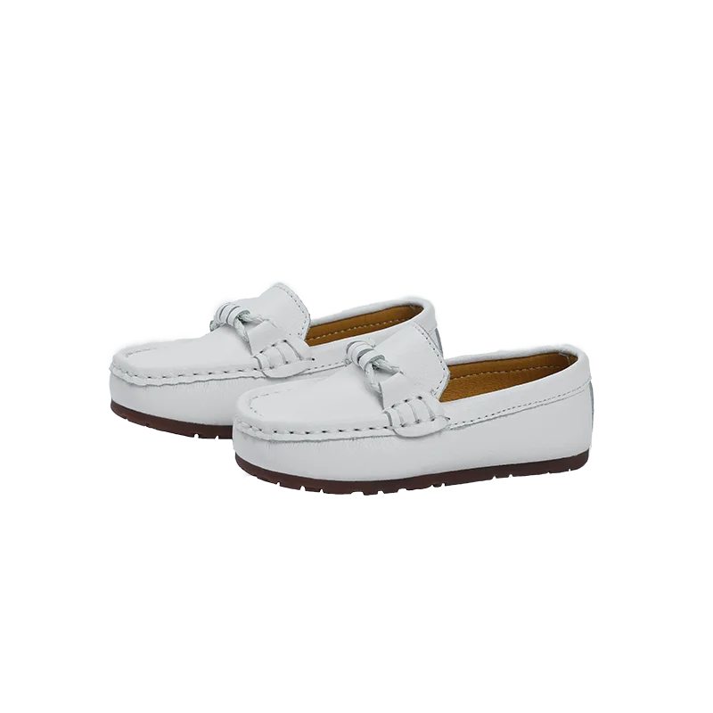 2021 New Style Children Leather shoes thick soles classical casual Loafers Kids Shoes