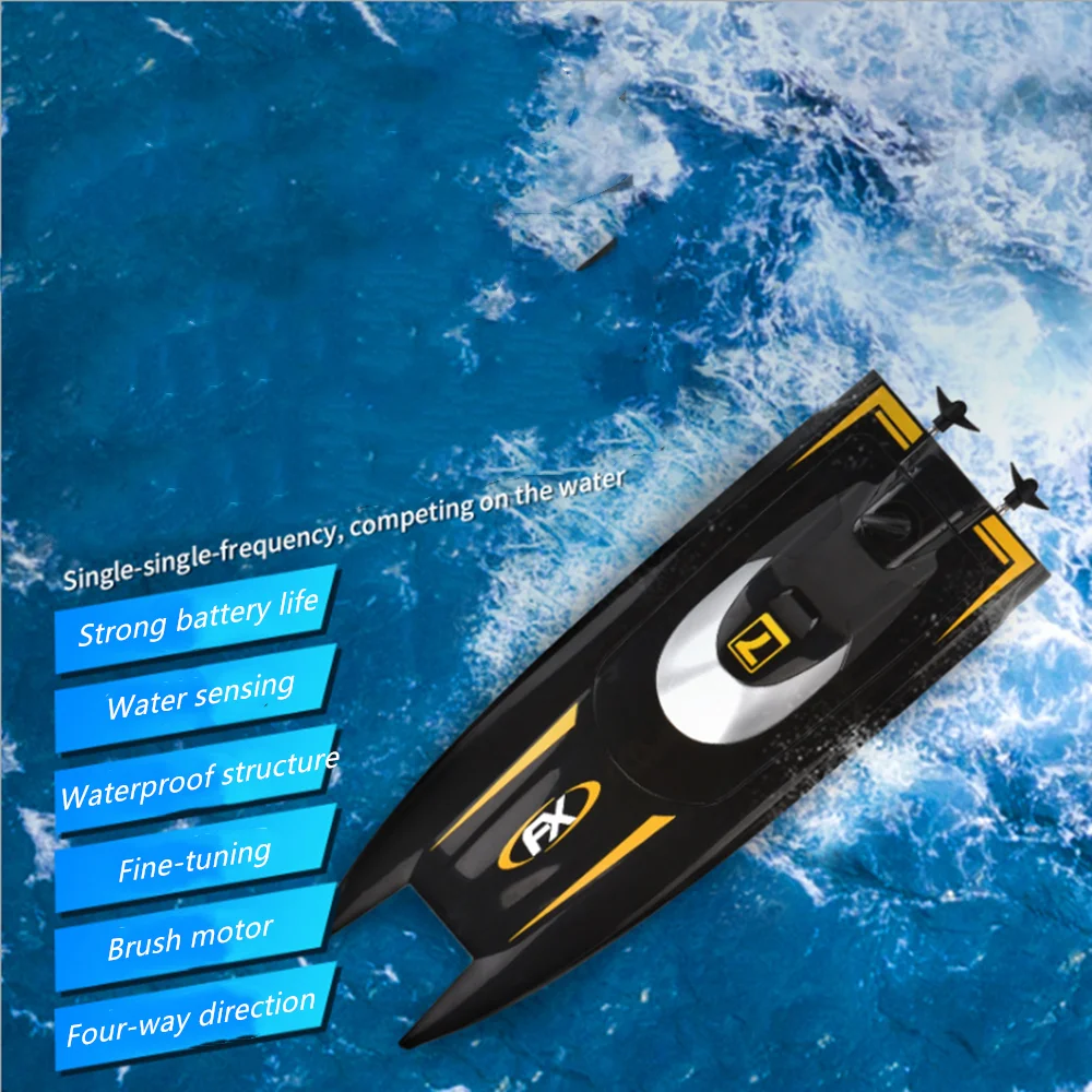 VOLANTEXRC RC Boat for Pools and Lakes, 2.4GHz High Speed Rc Boat, Adventure Racing Boat Toys for Adults & Kids