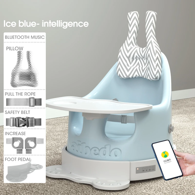 Non-toxic pu baby dining chair with game eating tray sofa chair table and chair baby booster seat