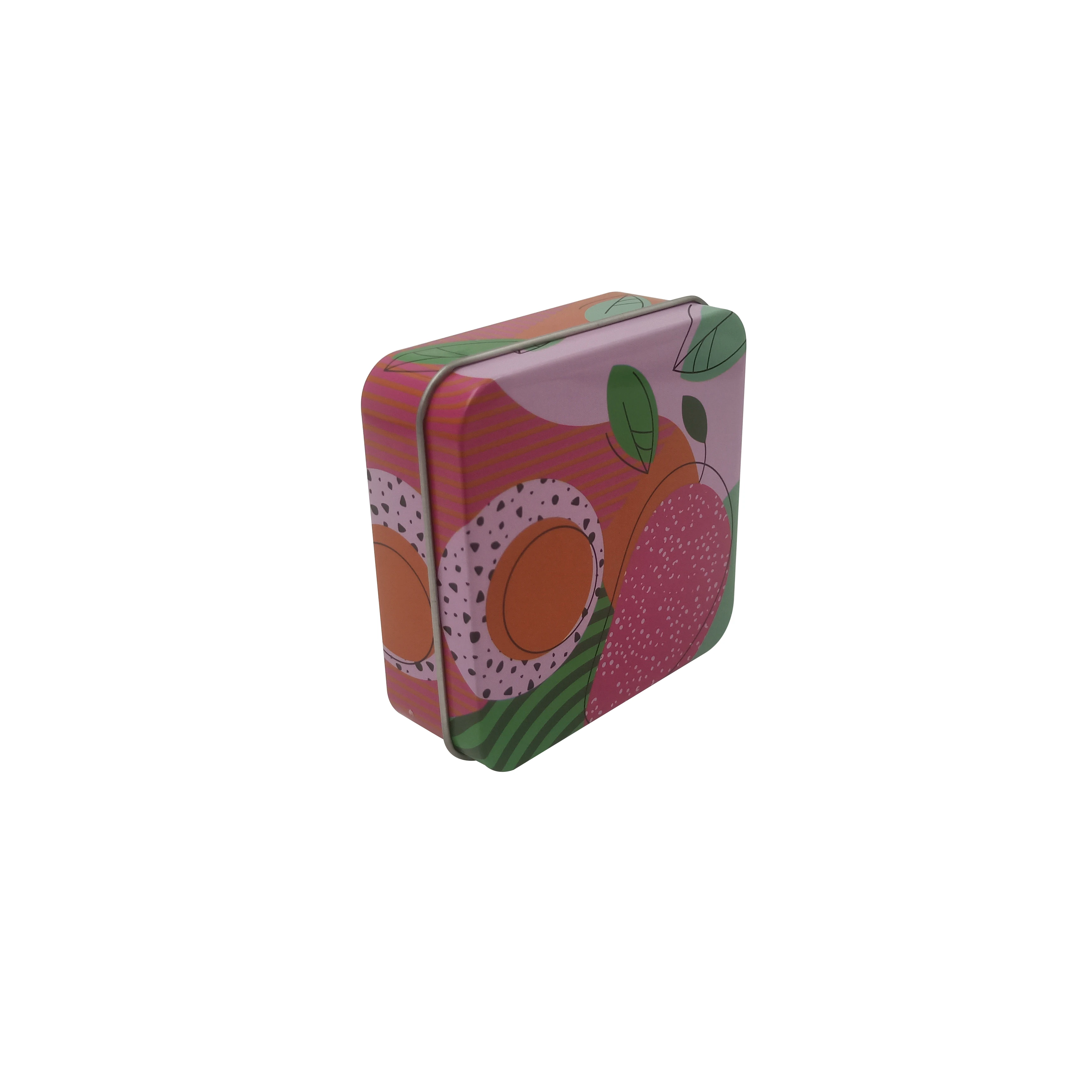 square shape tin can for candy coffee tea date cable earphone headset iron tin box