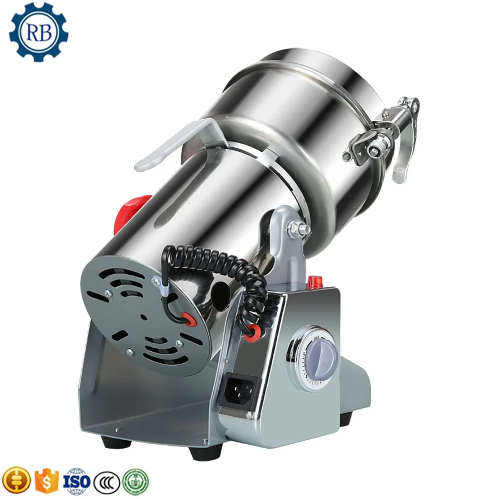 stainless steel swing type powder mill for chilli herbs cereals wheat flour rice