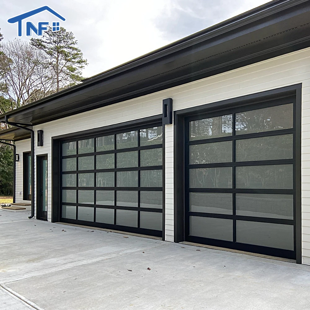 Smart App Control Automatic Vertical Bi Folding Doors Auto Bi Fold Doors Electric Bi-fold Exterior Garage Doors