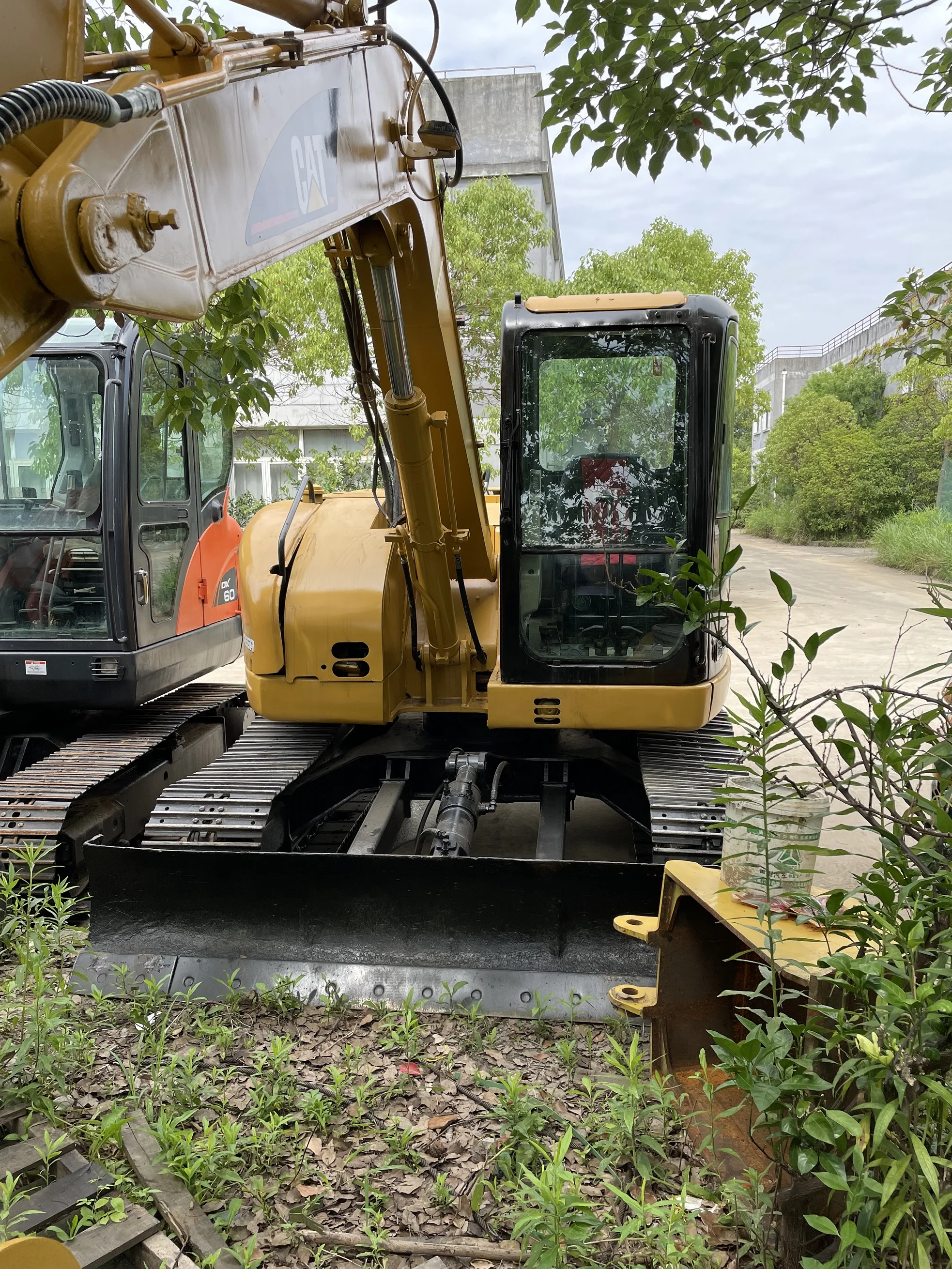 Б/у экскаватор Cat 308C б/у мини-экскаватор 308 маленький в хорошем