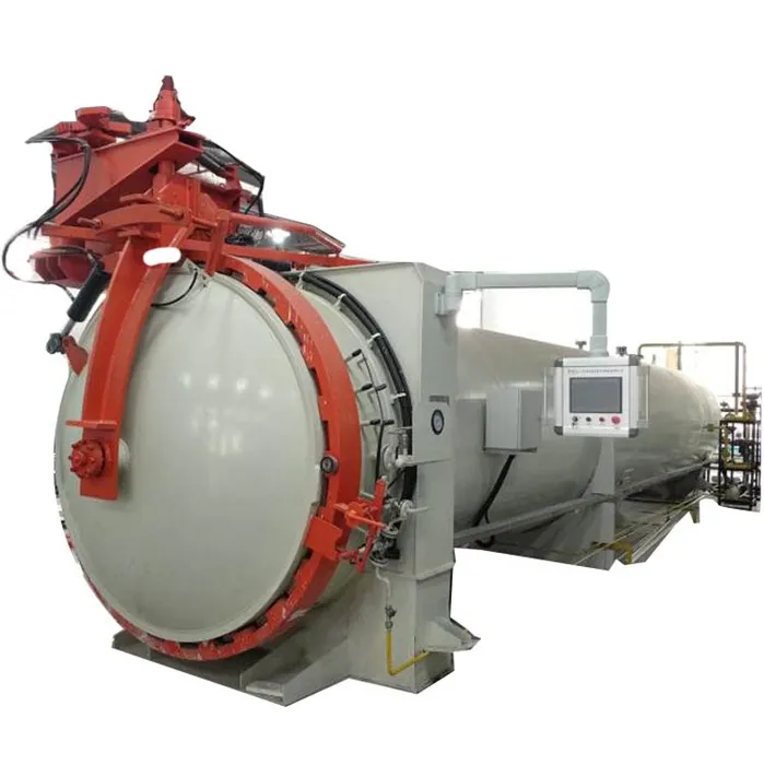Automatic Stainless Steel Pressure Vessel Double Door Industrial Autoclave Vulcanizing Autoclave