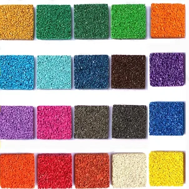 2024 13mm Rubber Plastic Runway All Weather Epdm Granule Sandwich System Running Track