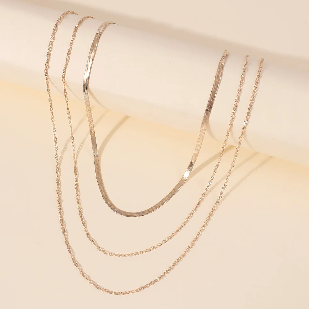 Kingyee Jewelry 2019 popular thin stainless steel womens necklace