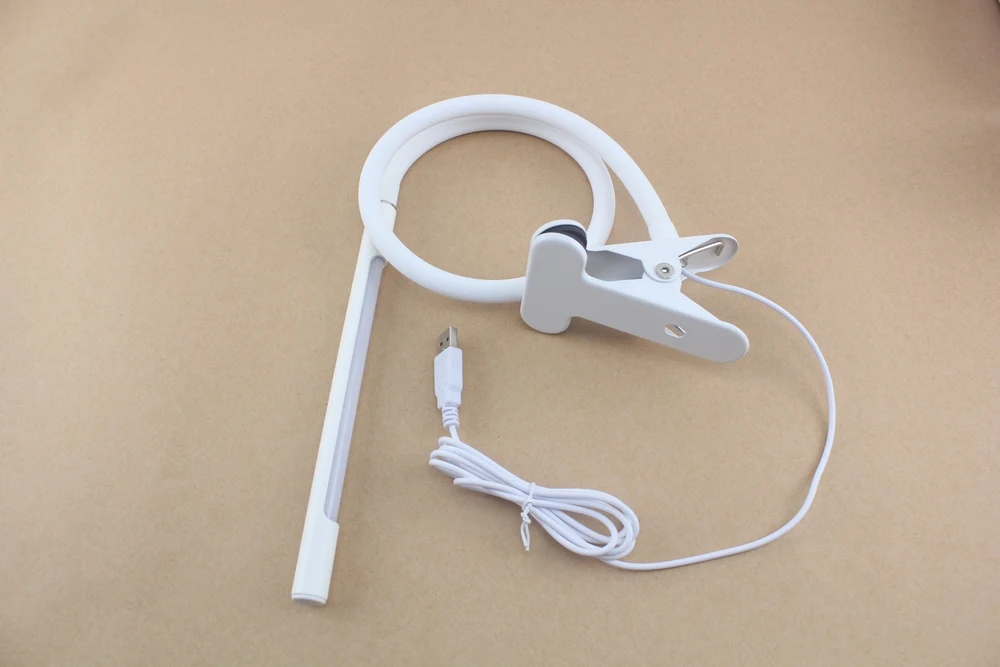 hot selling flexible desk bedroom bedside table lamp led reading clip lights with top dimmer switch