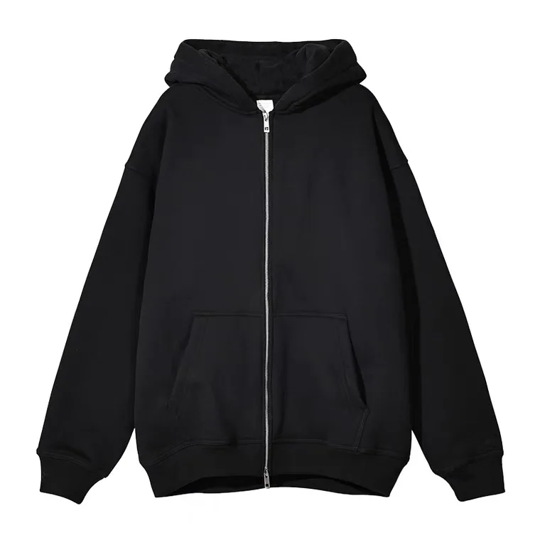 Full Zip Hoodies Heavyweight Blank High Quality Cotton Fleece Full Zip up Hoodie Custom Embroidered Hoodie Zip up