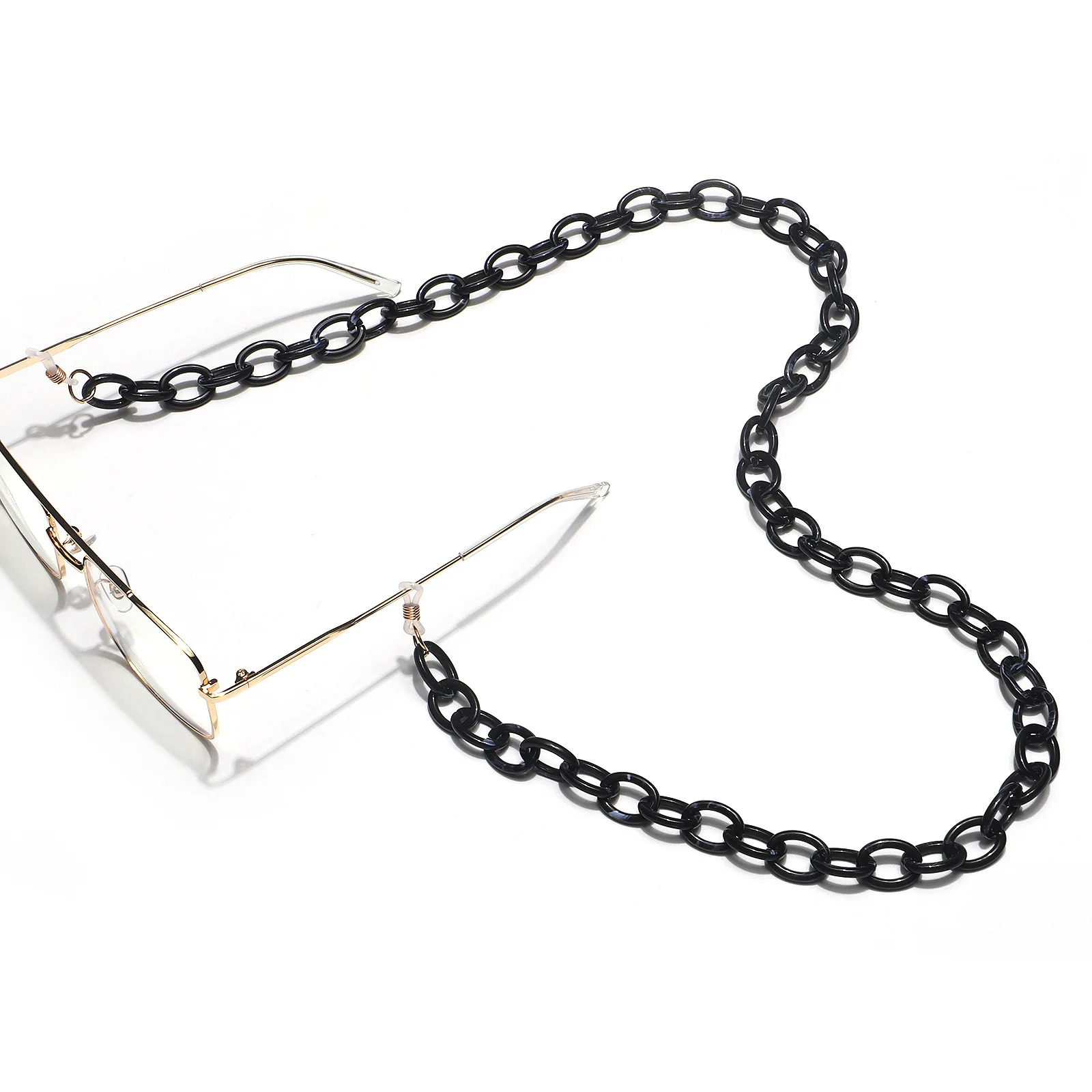 Ring Hanging Plastic Acetic Acid Acrylic Sun Reading Glasses Sunglasses Eye Glass Spectacle Holders Chain