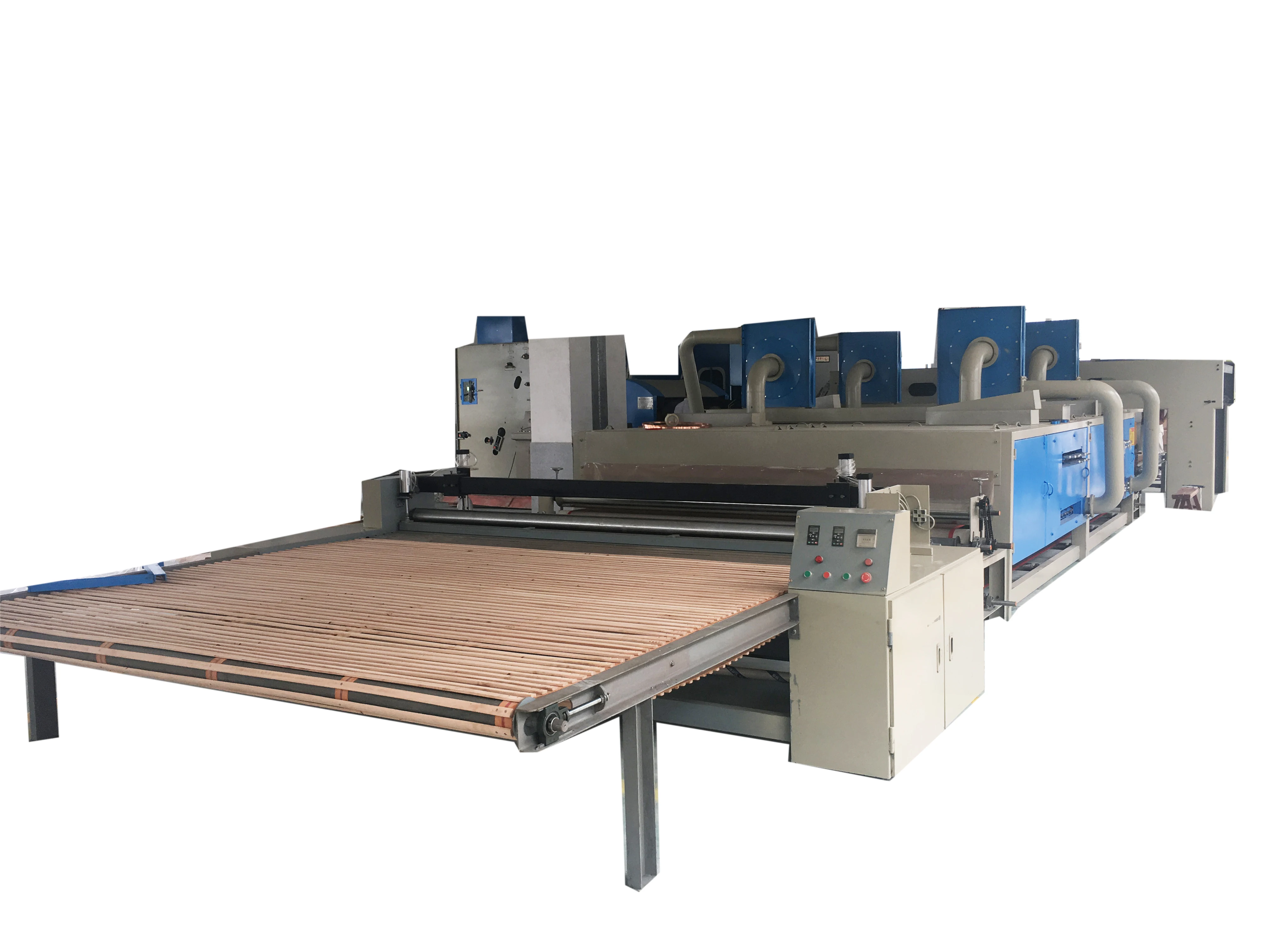 high speed nonwoven polyester staple fiber wadding production line carding machine