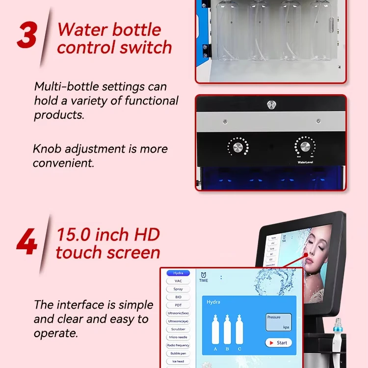 Christmas 12 in 1 hydro dermabrasion hydrabrasion machine hydro oxygen jet hydra beauty machine hydrodermabrasion facial machine