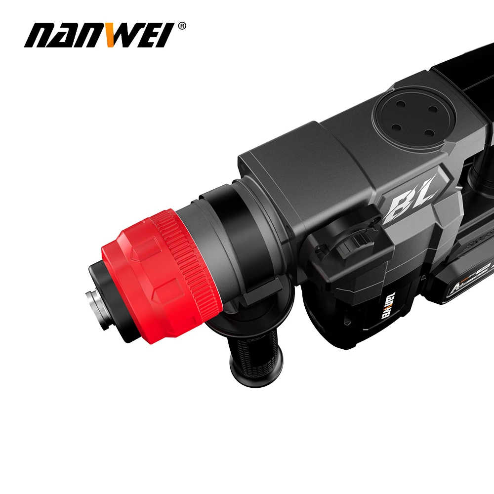 Brushless Electric Impact Dril Hammer Handheld Multifunction Rotary Rechargeable Power Tool 21V Battery