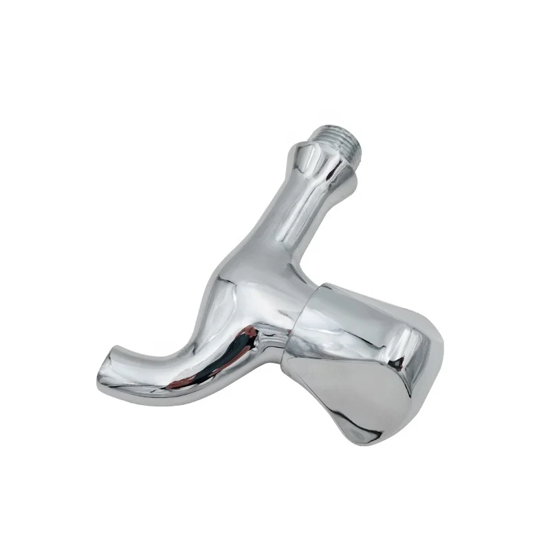 
zinc alloy wall mounted long neck polished chrome bibcock 1/2inch water tap 