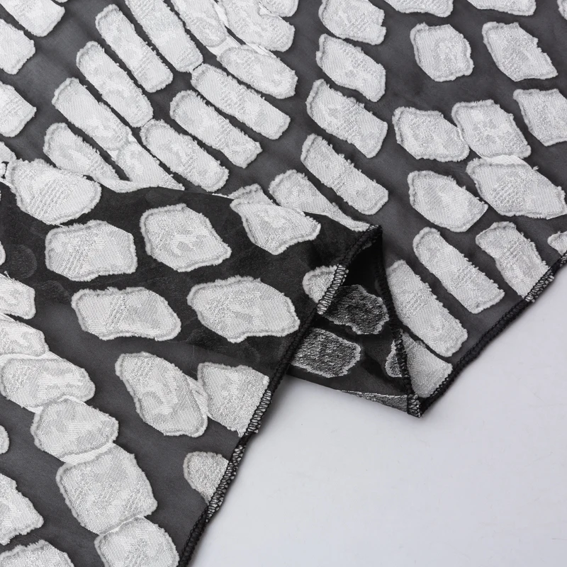 TDR886N-L  hot sell rayon  cotton jacquard clothing fabric for women dress