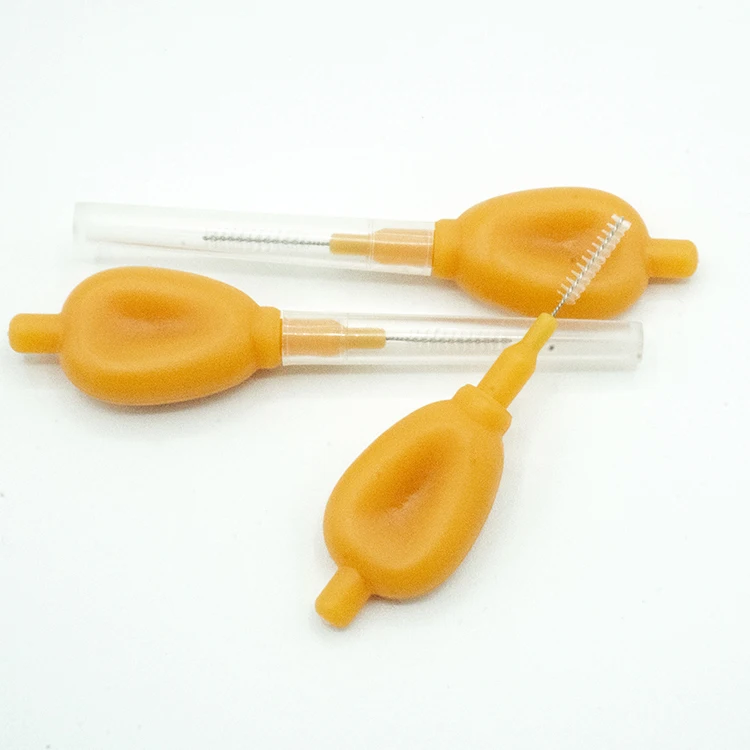 Gum Care I Shape Interdental Brush and Pick Interdental Brush OEM Dupont Nylon Color Handle Material