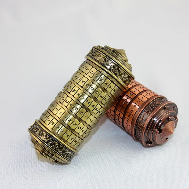 Cryptex Da Vinci Code Mini Cryptex Lock Puzzle Boxes with Hidden Compartments Anniversary Gifts