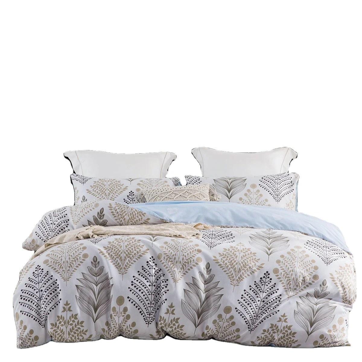 
KAERFU hot sale 100% polyester bedding set with printing bed sheet fabric for kids 