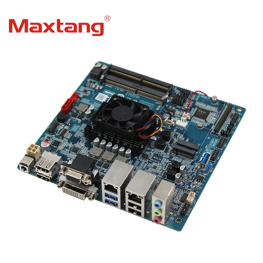 Maxtang  FP20 mini-ITX embedded motherboard Amd V1605B DDR4 32GB SATA3.0 M.2 NVME computer motherboard