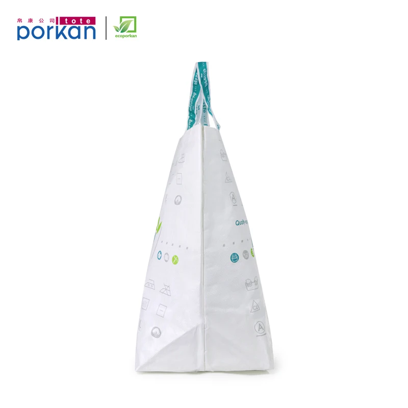 Special Hot Selling PP Woven Bag Roll Eco Friendly Shopping Tote Bag Recycled PP Jumbo Bag Webbing Handles with Logo Embroider