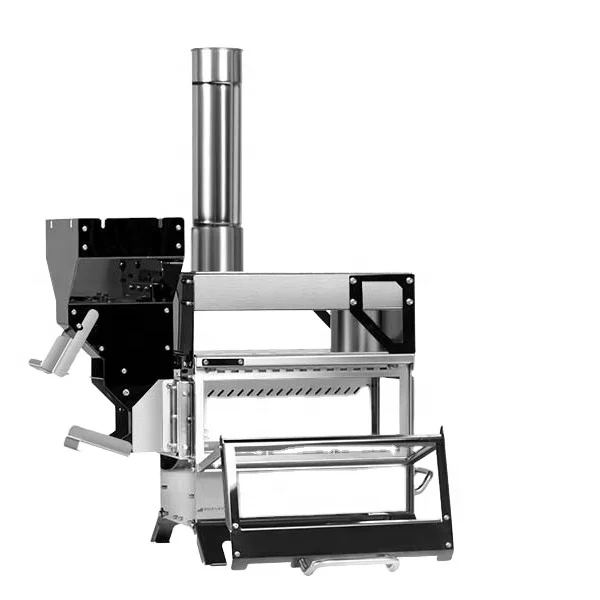 outdoor camping wood burning stove