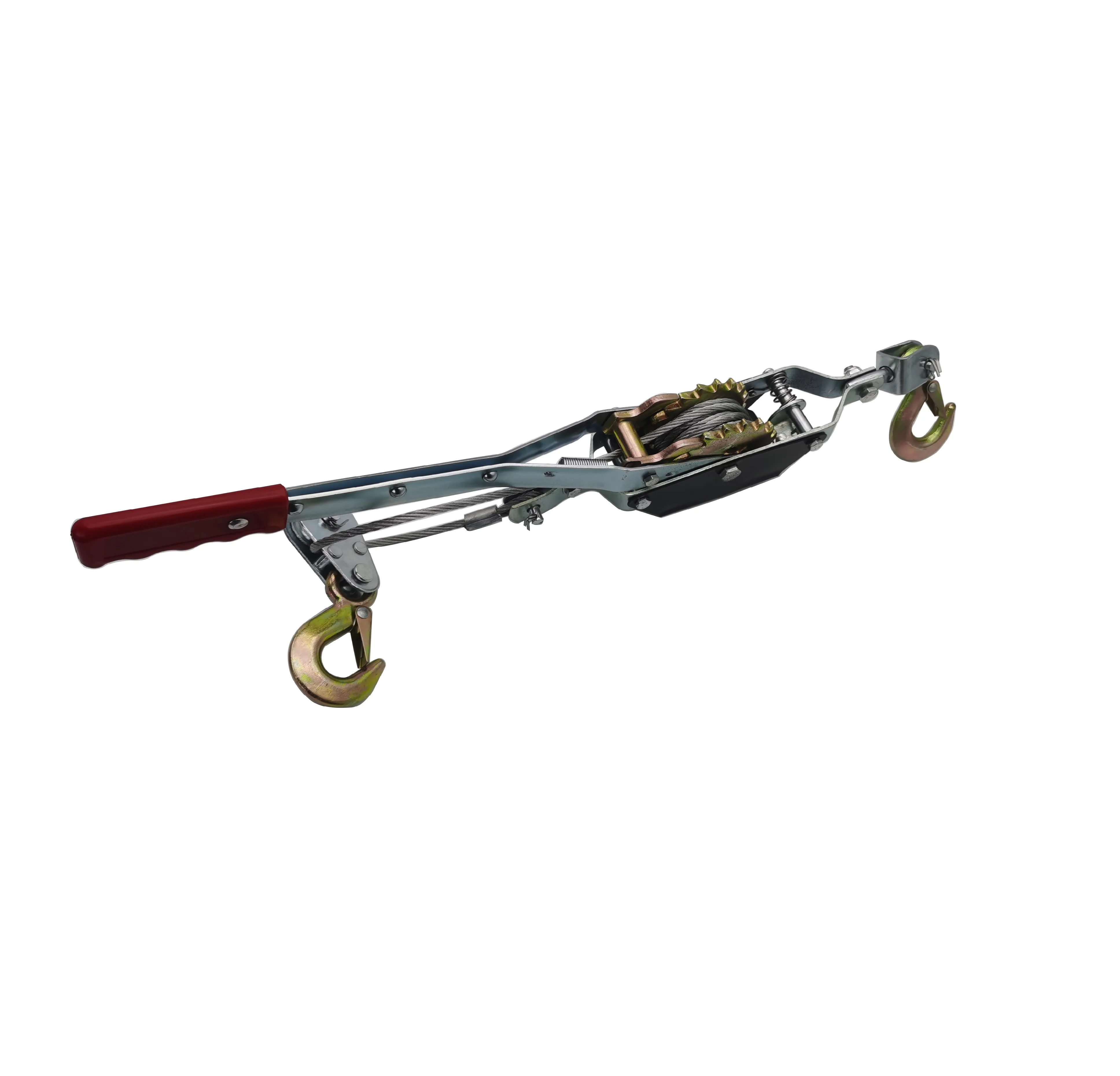 2 Ton  and 4 Ton Hand Cable Puller Winch with double ratchet and double hook