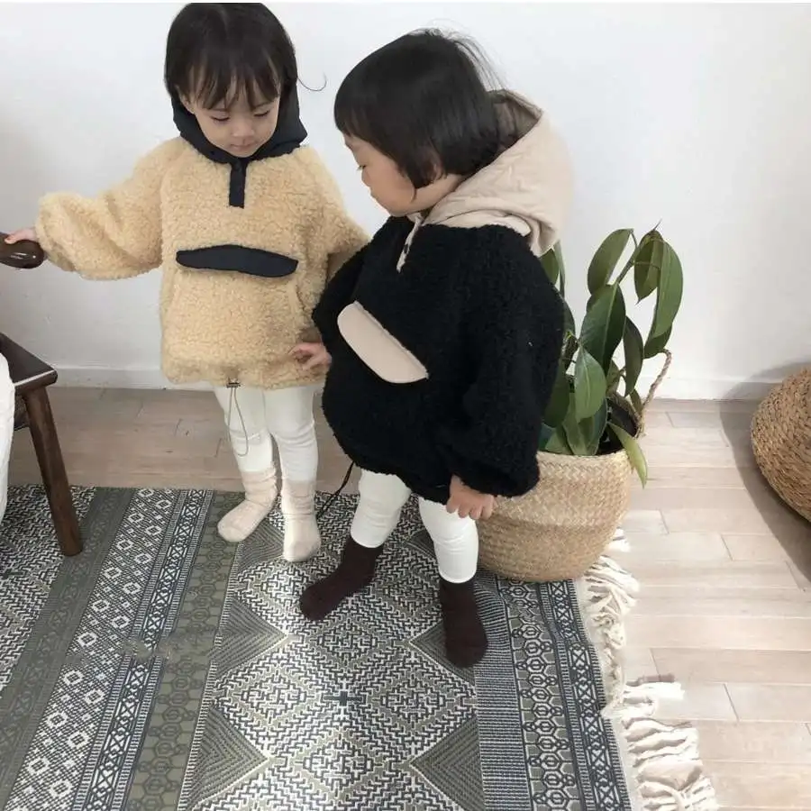  Зимние теплые детские пальто хлопковые флисовые толстовки для девочек