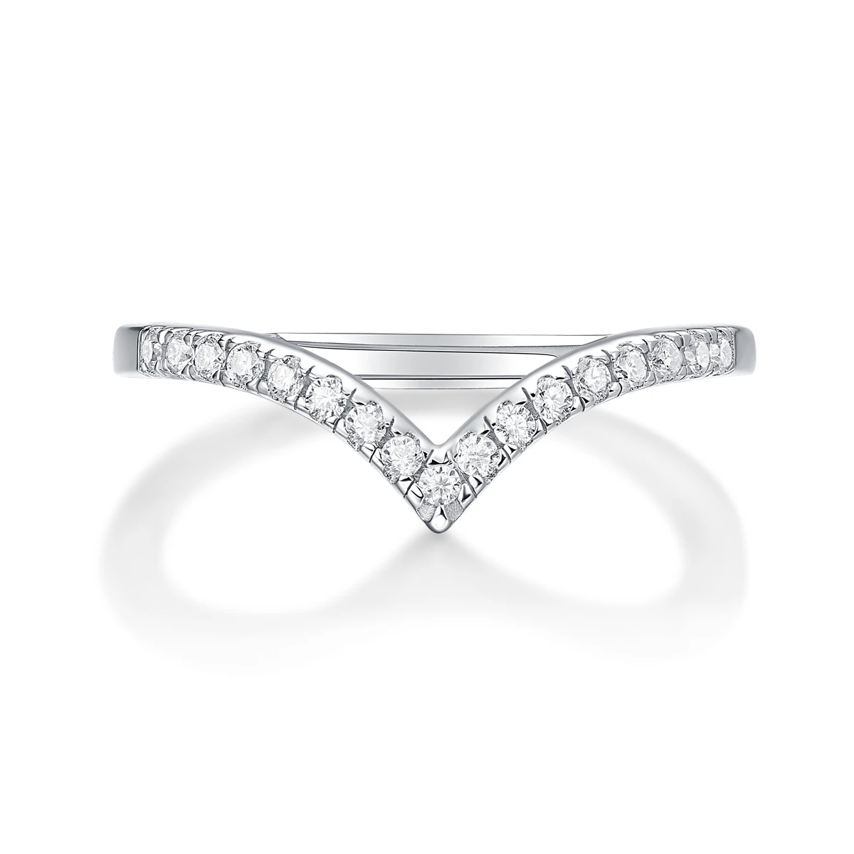Moissanite Stone Minimalist Design Ring 925 Sterling Silver 18k Gold Plated Women Girls Wedding Engagement Ring Wholesale Bulk