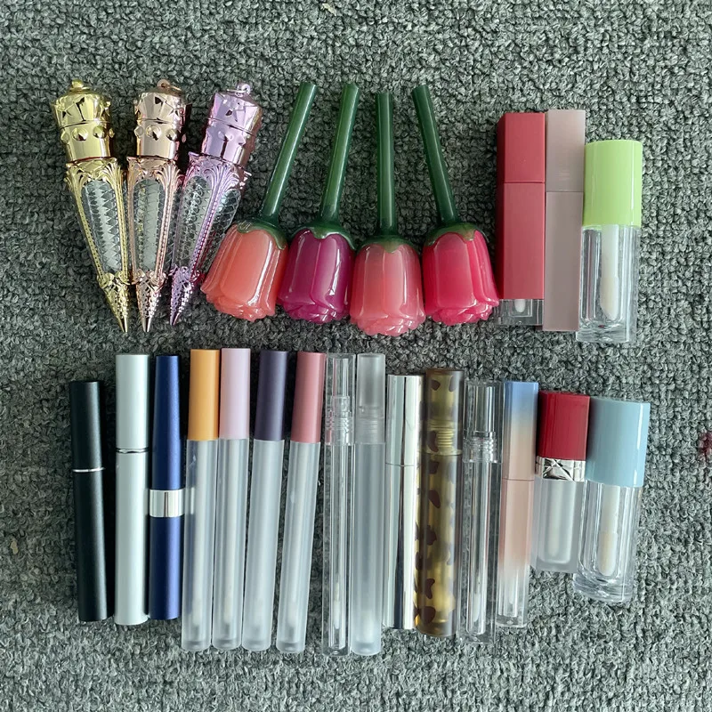 Wholesale Lip Gloss Tubes Containers Bottles Packaging Custom Empty Liquid Lipstick Lip Oil Tubes With Logo