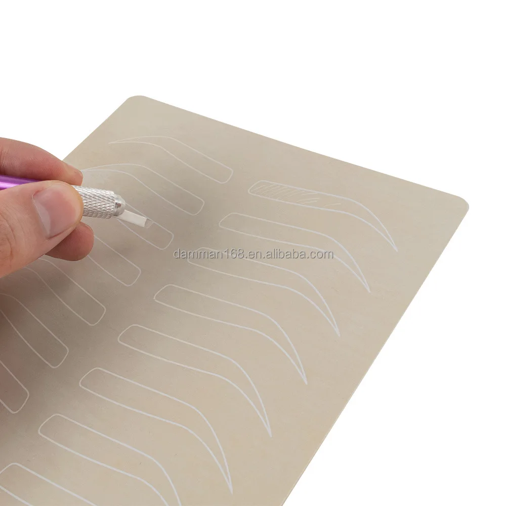 Dammansen Artificial Practice Skin Face Professional Permanent Makeup Microbldaing Tools Empty Tattoo Board