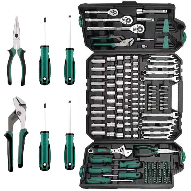 203 Pcs Professional Travel And Event Bicycle Mechanics Tools Kit Socket Set With Box Tool Case