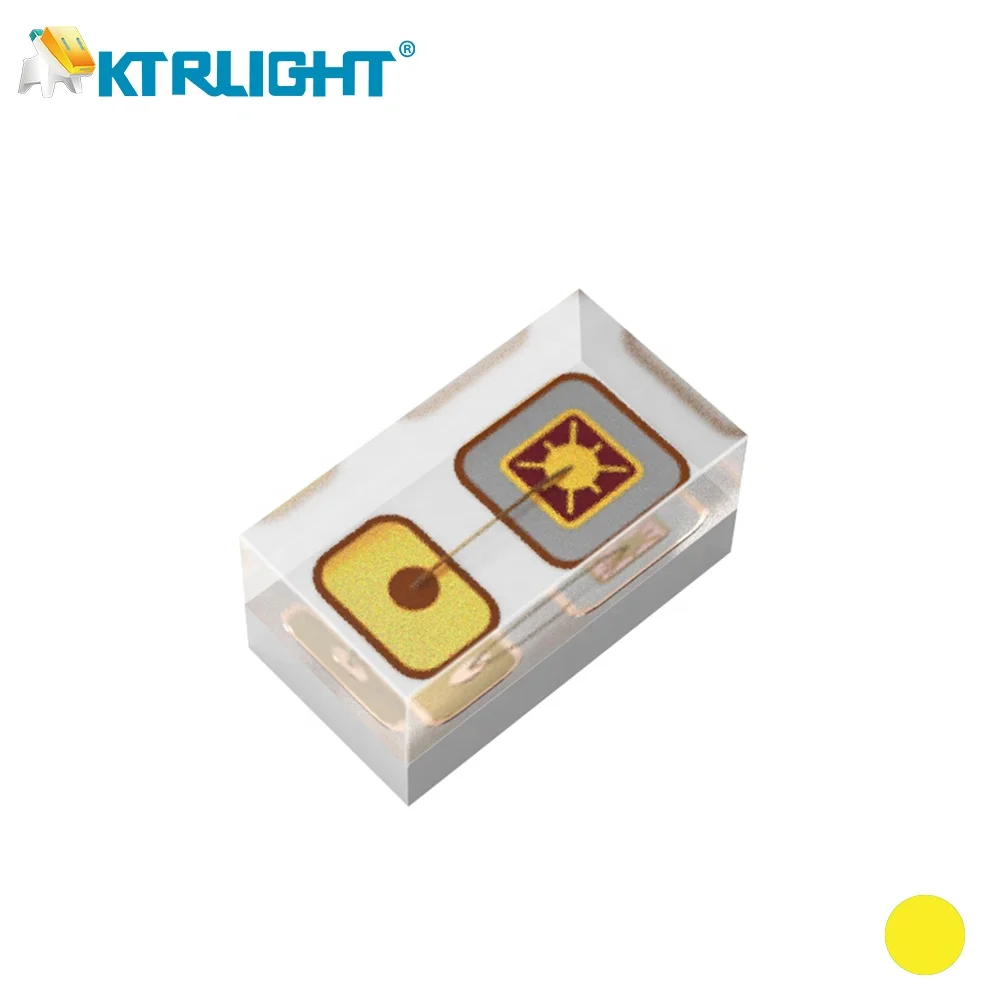 KTRLIGHT 0201 SMD LED Yellow 0.06W High Quality 0201 Led Chip Customize LED Chip on Request Surface Mounted SMD LED 586-592nm