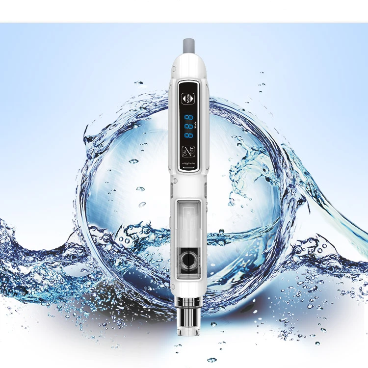 Оптовая продажа с завода, корейский суперзвуковой микроочиститель с двумя ручками, пополняющий водяной аппарат для салона красоты